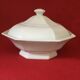 White porcelain soup dish