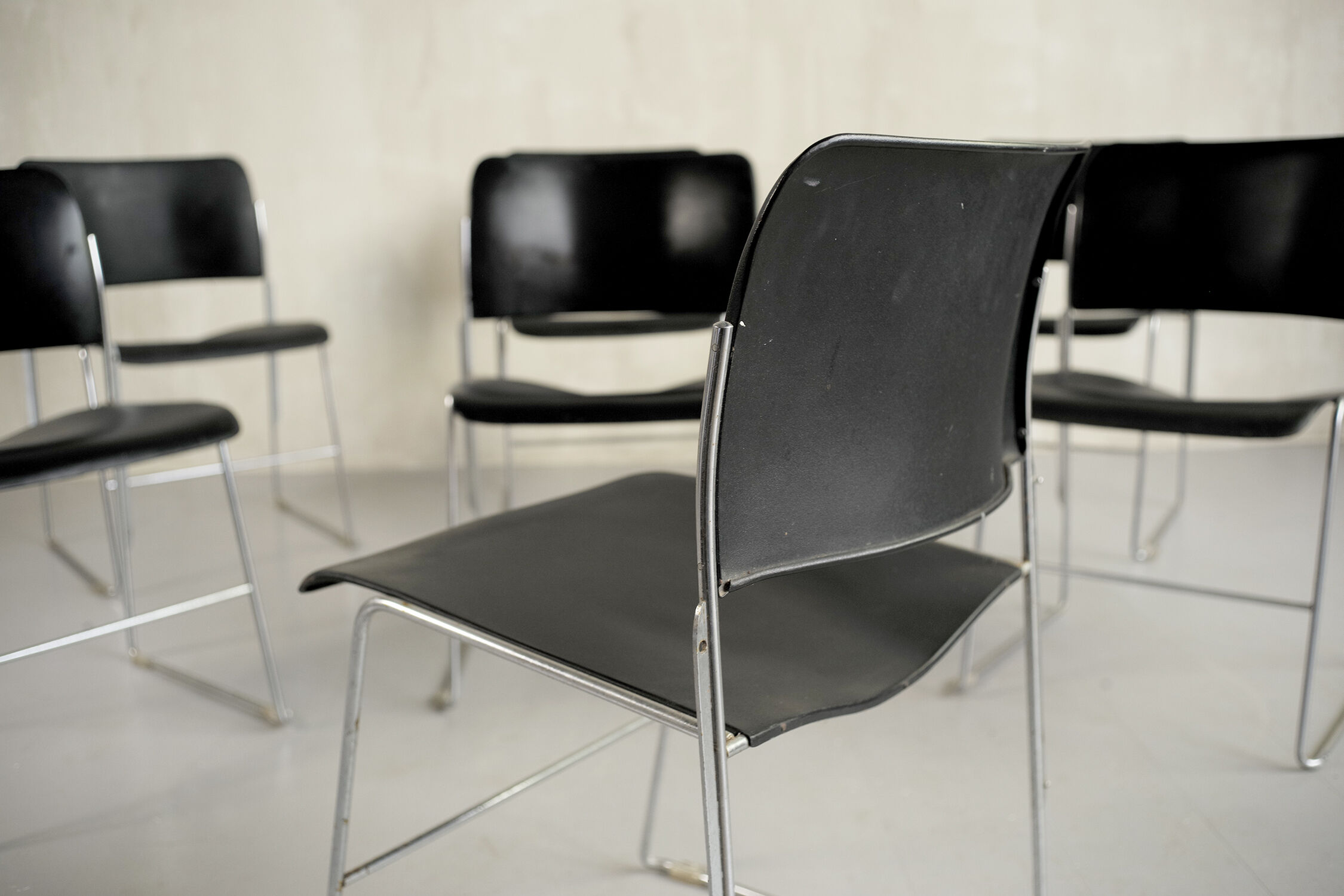 David Rowland, GF 40/4 Stackable Chairs Series, 1970