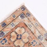 5x8 Rug For Farmhouse Room Blue Orange Vintage Rug, 162x262Cm SK 5165