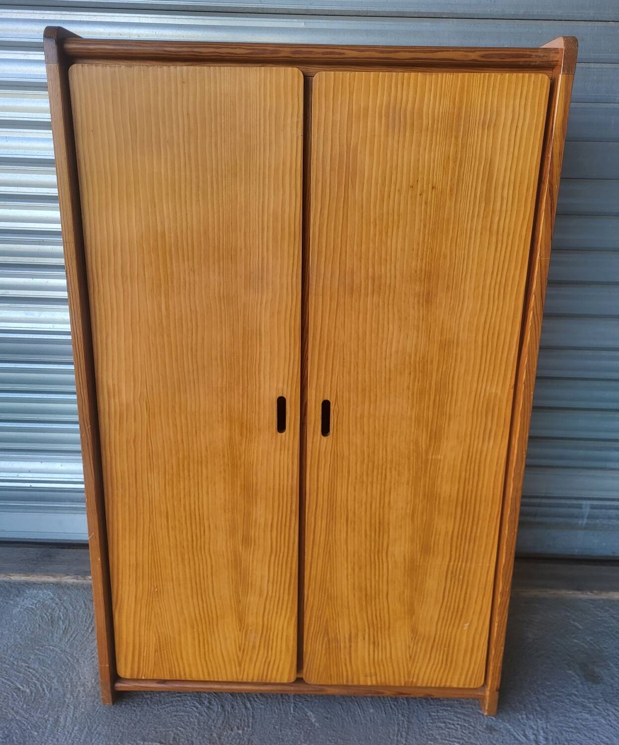 Vintage wardrobe in solid wood