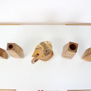 Articles en bois faits à la main années 1950, Tchécoslovaquie