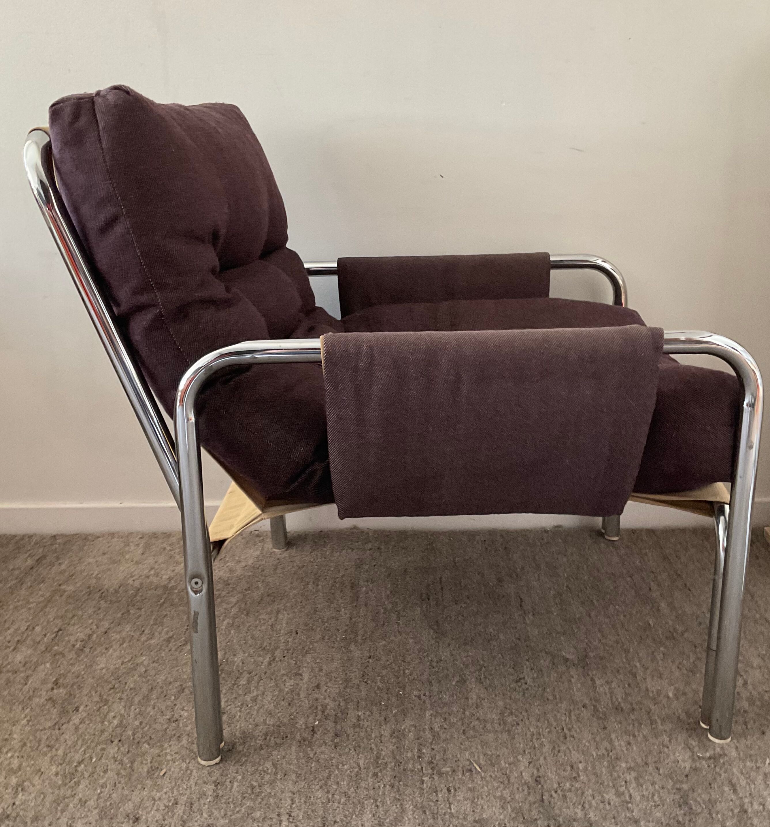 Vintage armchair Bauhaus style 70s