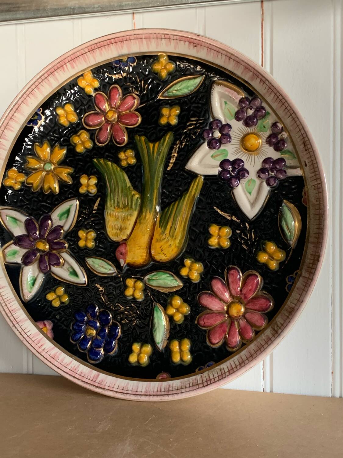 H. BEQUET ceramic collector's dish