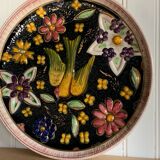 Plat de collection en céramique H. BEQUET