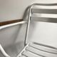 Fauteuil en métal blanc