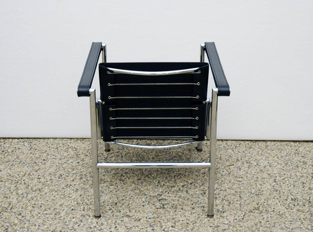 Le Corbusier Cassina LC1 armchair, 1970s.