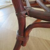 Bamboo and bentwood armchair from the 60s