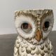Porte-parapluie hibou en céramique italienne vintage