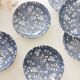 Lot de 6 soucoupes Royal Tudor, Velvet
