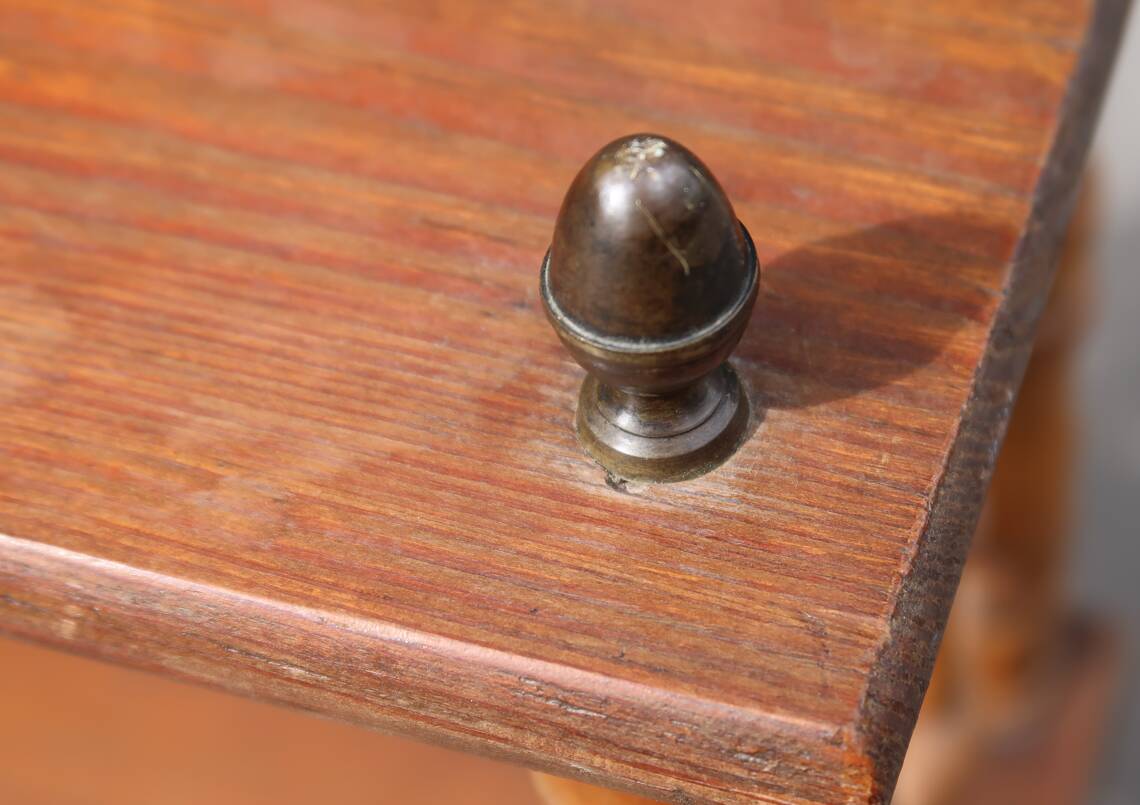 Antique wall shelf, late 19th century, faux bamboo.