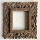Carved wooden frame