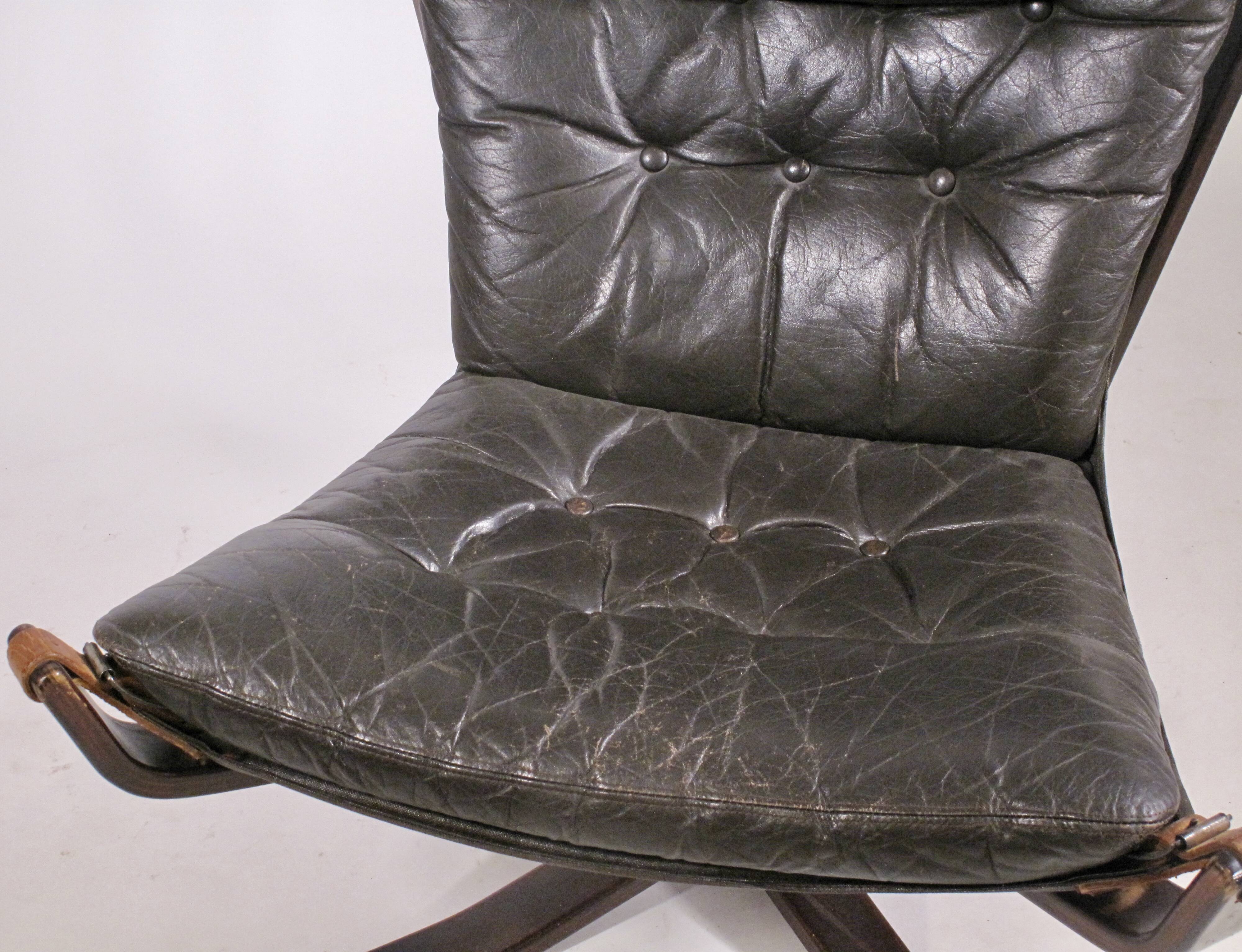 Fauteuil "falcon" de Sigurd Ressel, Norvège 1970