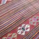 Vintage Turkish kilim, handwoven, 136x167 cm.