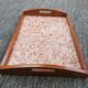 Large solid wood serving platter