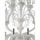 Handcrafted Modern White Ca’ Rezzonico Chandelier With Curled Murano Glass