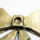 Brass bow tie candle holder 1970