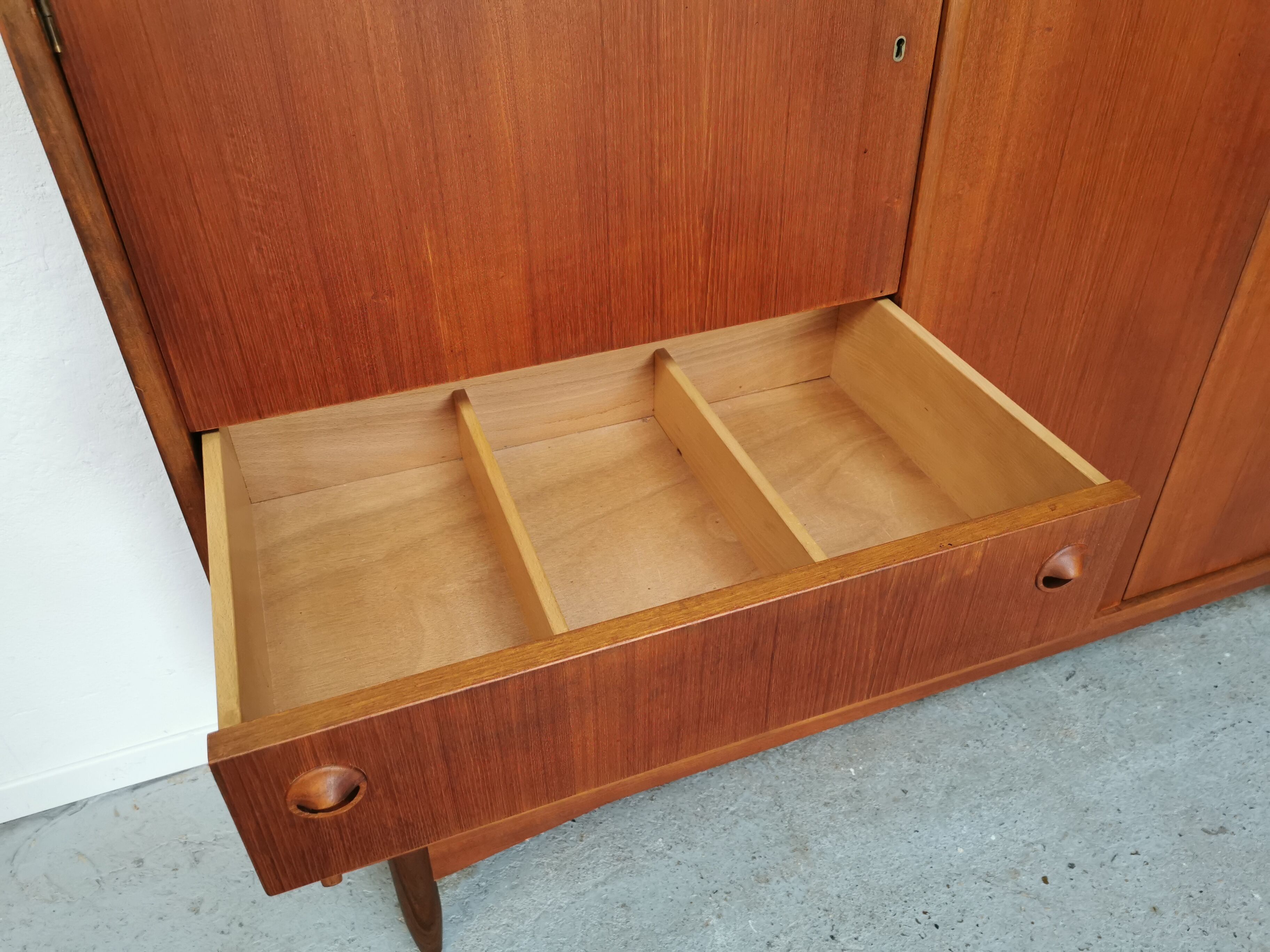 Teak cabinet design Tricoire & Vecchione