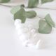 Set of 4 doors cherub knife, porcelain, vintage