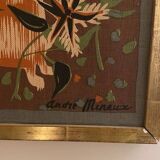 Andre Minaux Green Tapestry