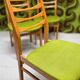 Lot of 4 Scandinavian chairs from the 1960s.