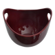 Scandinavian Modern Merlot Red Stoneware Bowl by SYCO, Sweden, 1950s