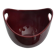 Scandinavian Modern Merlot Red Stoneware Bowl by SYCO, Sweden, 1950s