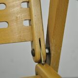 Original vintage foldable dining chairs by the Slovenian architect Niko Kralj (1920-2013) for Stol