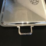 Christofle plate in silver metal