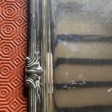 Rectangular silver metal top