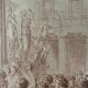 Charles Nicolas Cochin, Lycurgus wounded in a sedition, engraving, eighteenth century