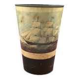 Old office wastebasket