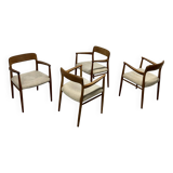 4 x Niels Otto Møller armchairs / Model 56