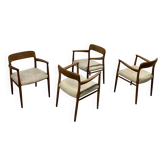 4 x fauteuils Niels Otto Møller / Modèle 56