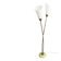 Sculptural Czech Floor Lamp with Twin Milk Glass Shades, 1960s