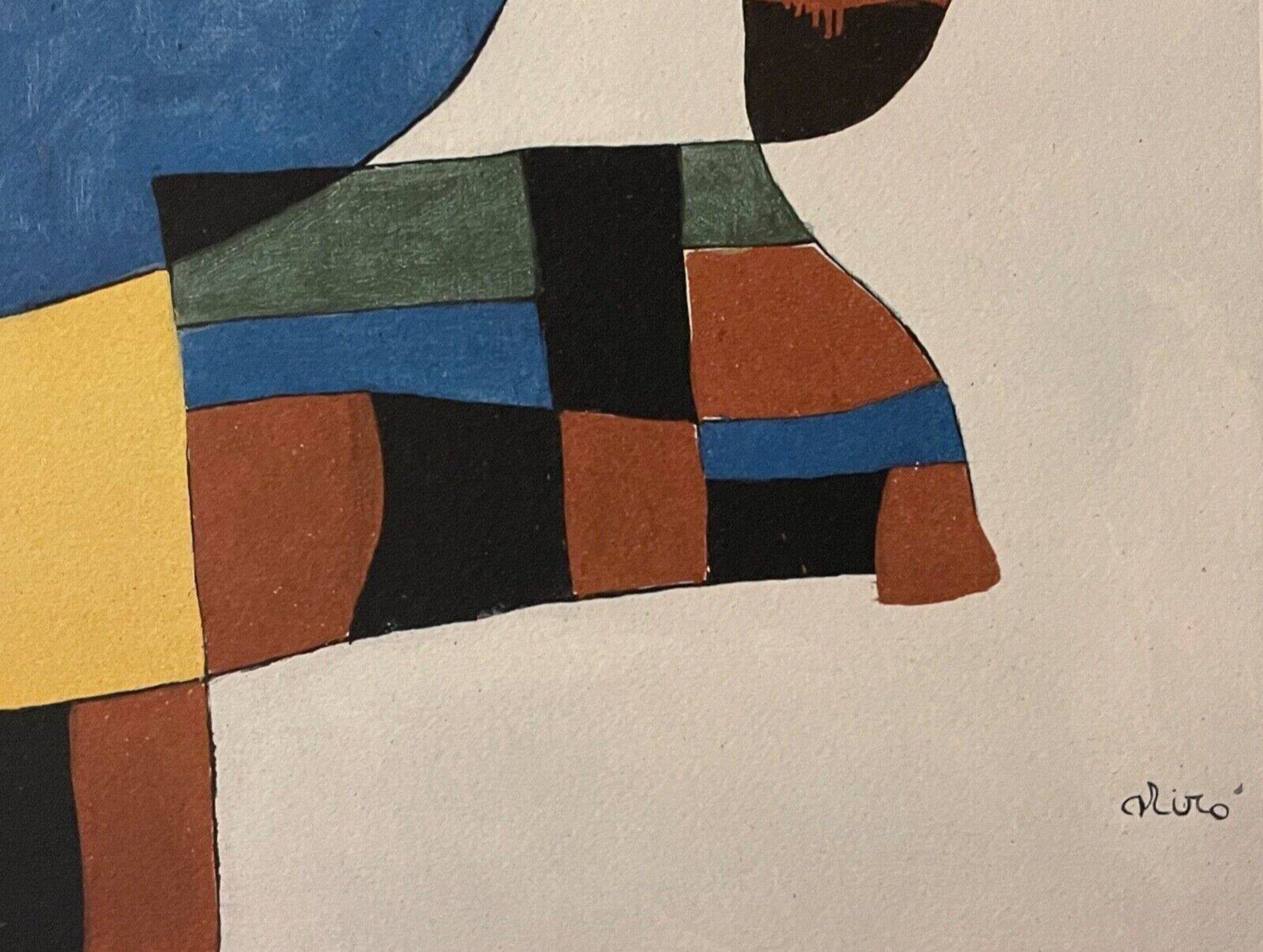 Joan Miró lithograph Woman bird star (Homage to Pablo Picasso 1966) Miro
