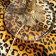 Rock lamp bronze and brass art nouveau tulip free form