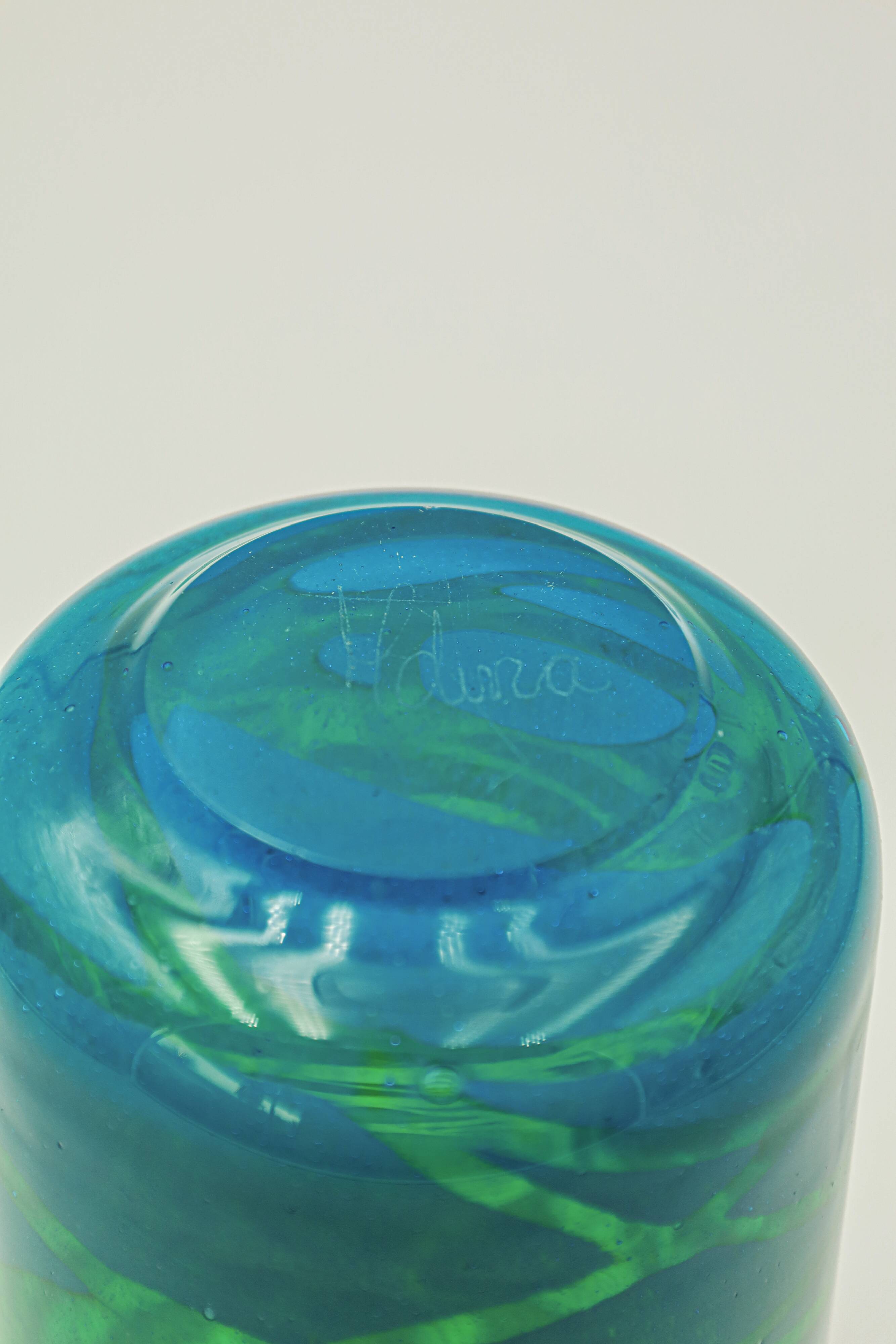 Michael Harris Mdina vase vintage glass design 80 90