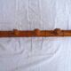 5-stud wooden wall hook, vintage