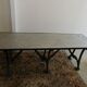 Table cast foot and zinc tray