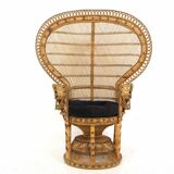 Armchair "Emmanuelle" in rattan, Sweden, 1980