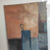 Modern painting vase