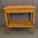 Rolling serving cart