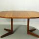 Table à manger extensible danoise en teck, années 1980