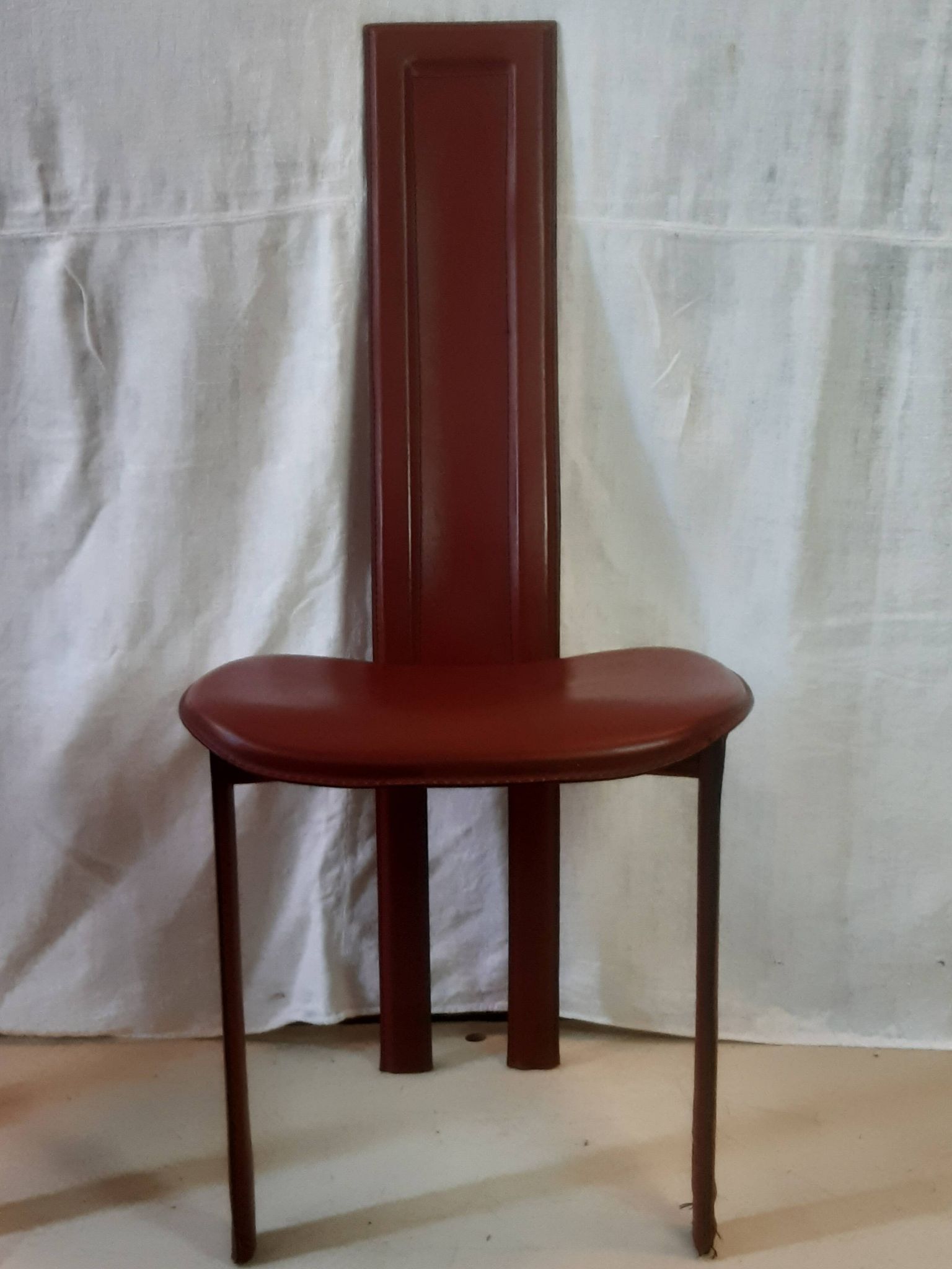 4 chaises en cuir Elena B
