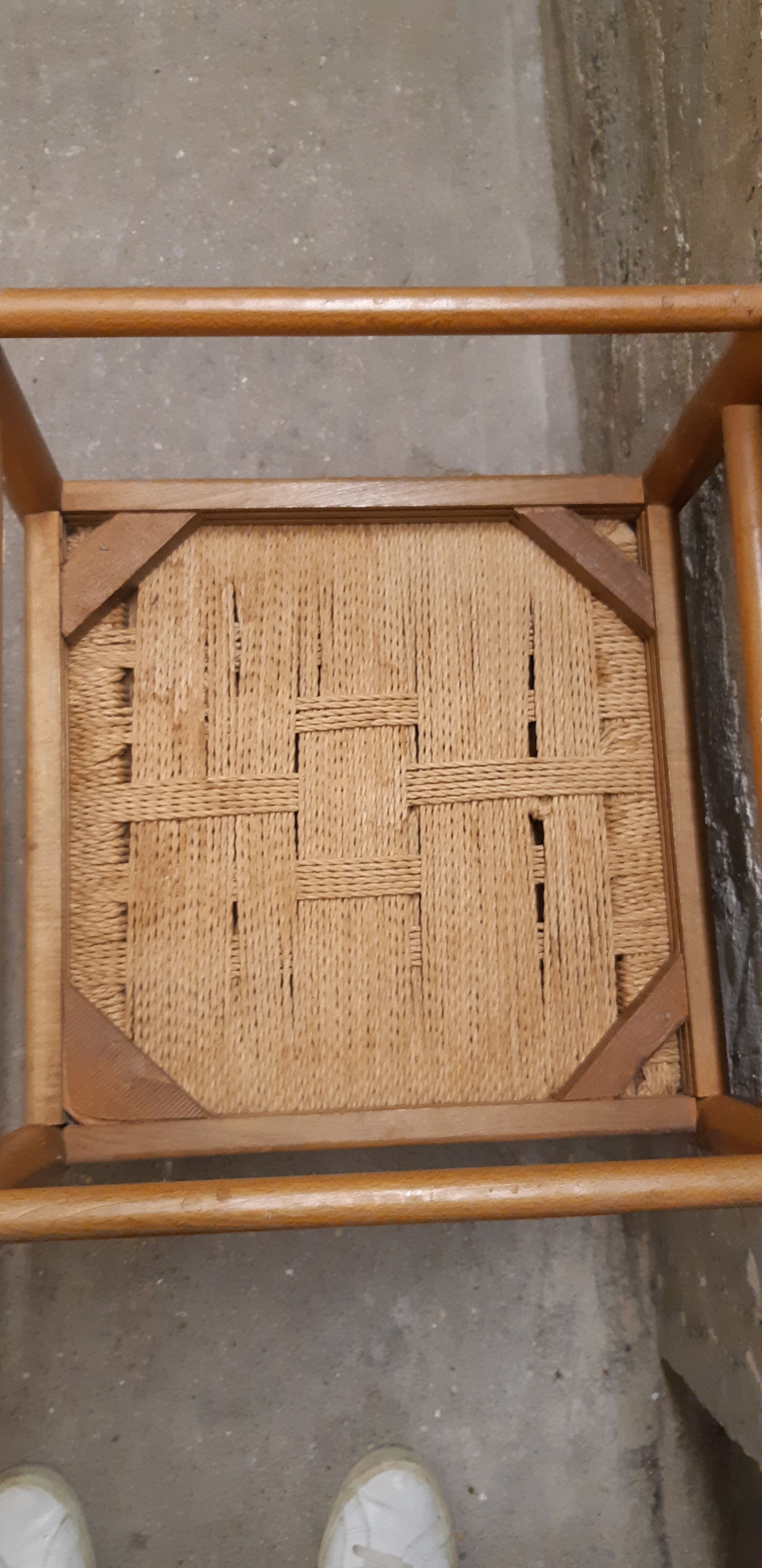 Chair wood weaving rope