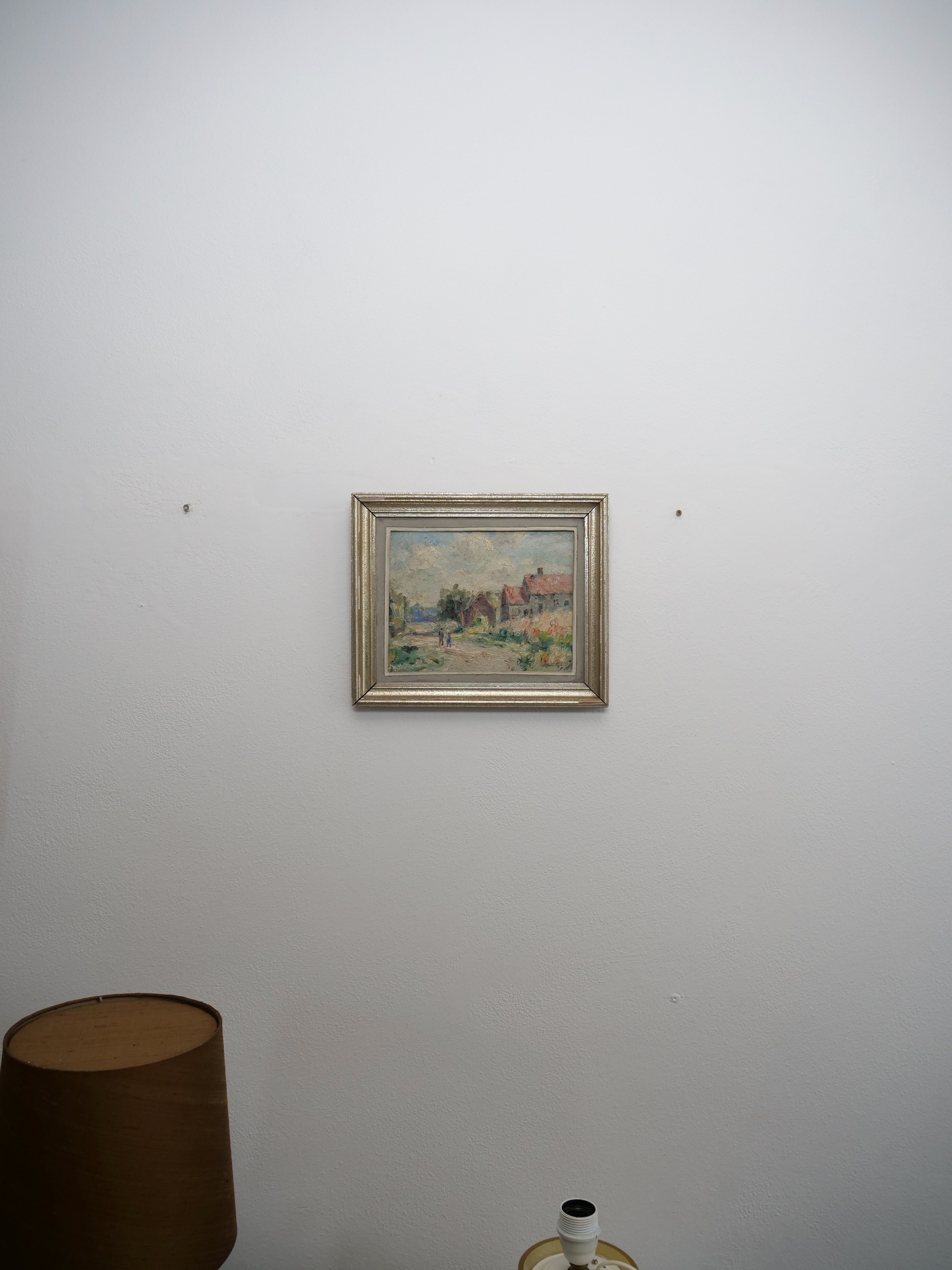 Oil on panel by Lucien Dasselborne