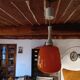 Suspension vintage  70's - opaline orange