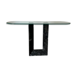 Vintage black marble console from Cattelan Italia