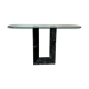 Vintage black marble console from Cattelan Italia