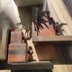 Set of 2 vintage wooden cube and olive bookends